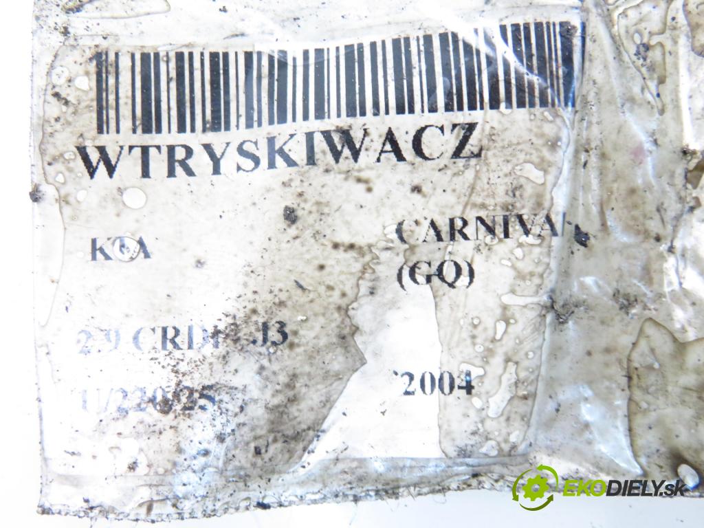 KIA CARNIVAL II (GQ) MINIVAN 2004 106,00 2.9 CRDi - J3 2902,00 vstrekovač EJBR02301Z (Vstrekovač paliva)