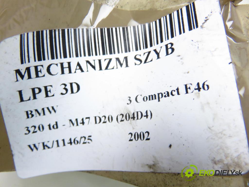 BMW 3 Compact (E46) COMPACT 2002 110,00 320 td 150 - M47 D20 (204D4) 1995,00 mechanismus oken 3D