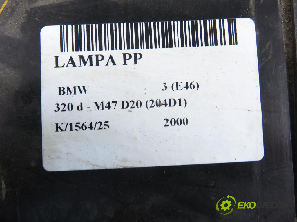 BMW 3 (E46) SEDAN 2000 100,00 320 d 136 - M47 D20 (204D1) 1951,00 Svetlo PP 0301089276