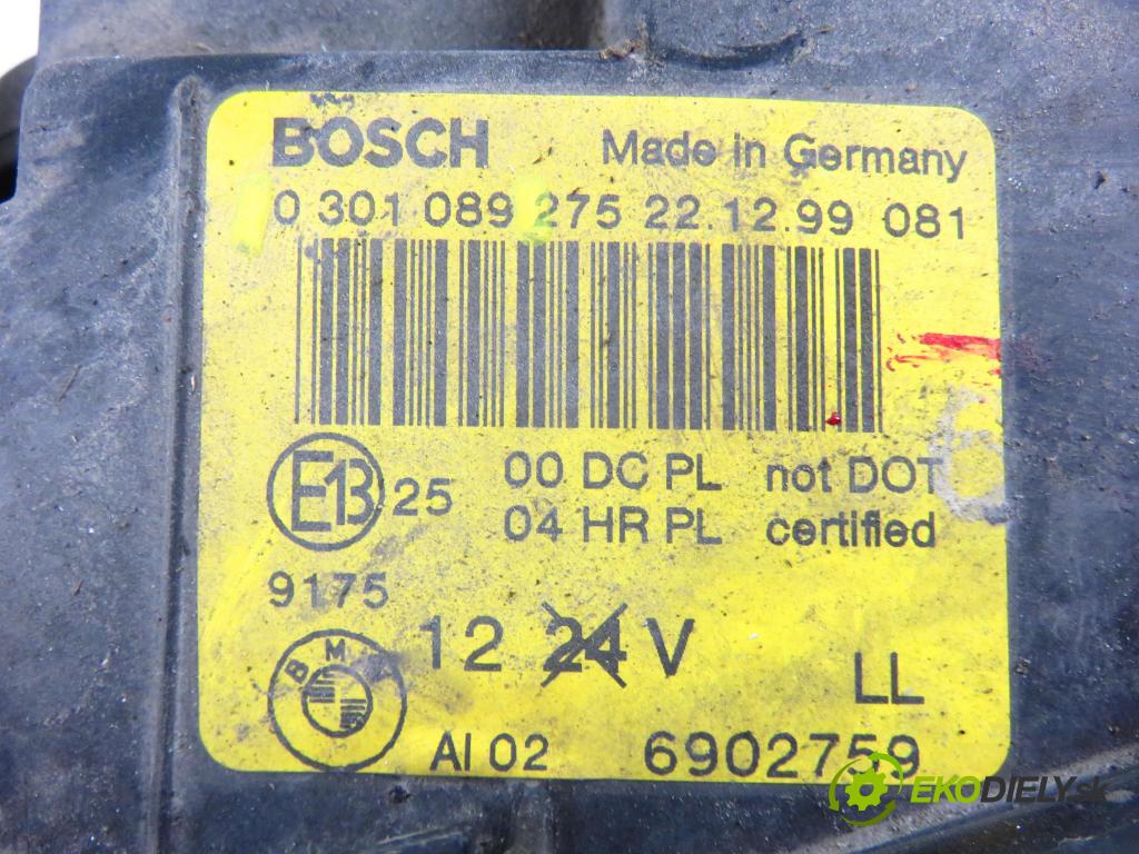 BMW 3 (E46) SEDAN 2000 100,00 320 d 136 - M47 D20 (204D1) 1951,00 Svetlo LP 0301089275