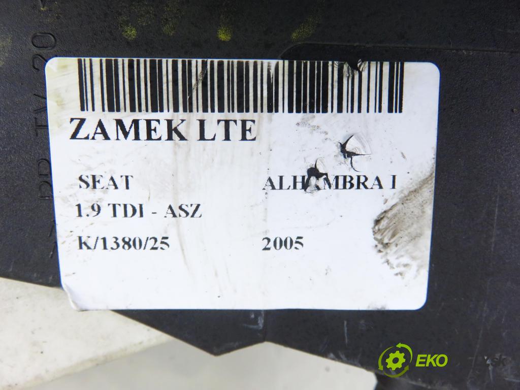 SEAT ALHAMBRA (7V8, 7V9) VAN 2005 96,00 1.9 TDI - ASZ 1896,00 zámok