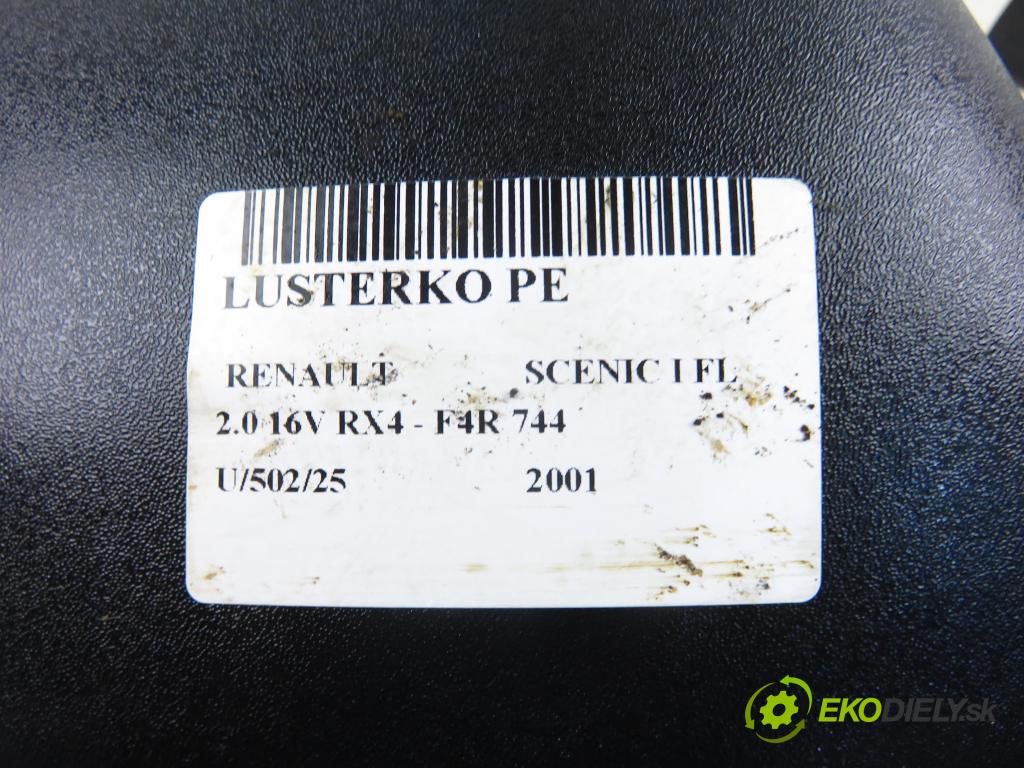 RENAULT SCENIC I (JA0/1_) CROSSOVER 2001 102,00 2.0 16V RX4 139 - F4R 744 1998,00 Spätné zrkadlo 7700354645