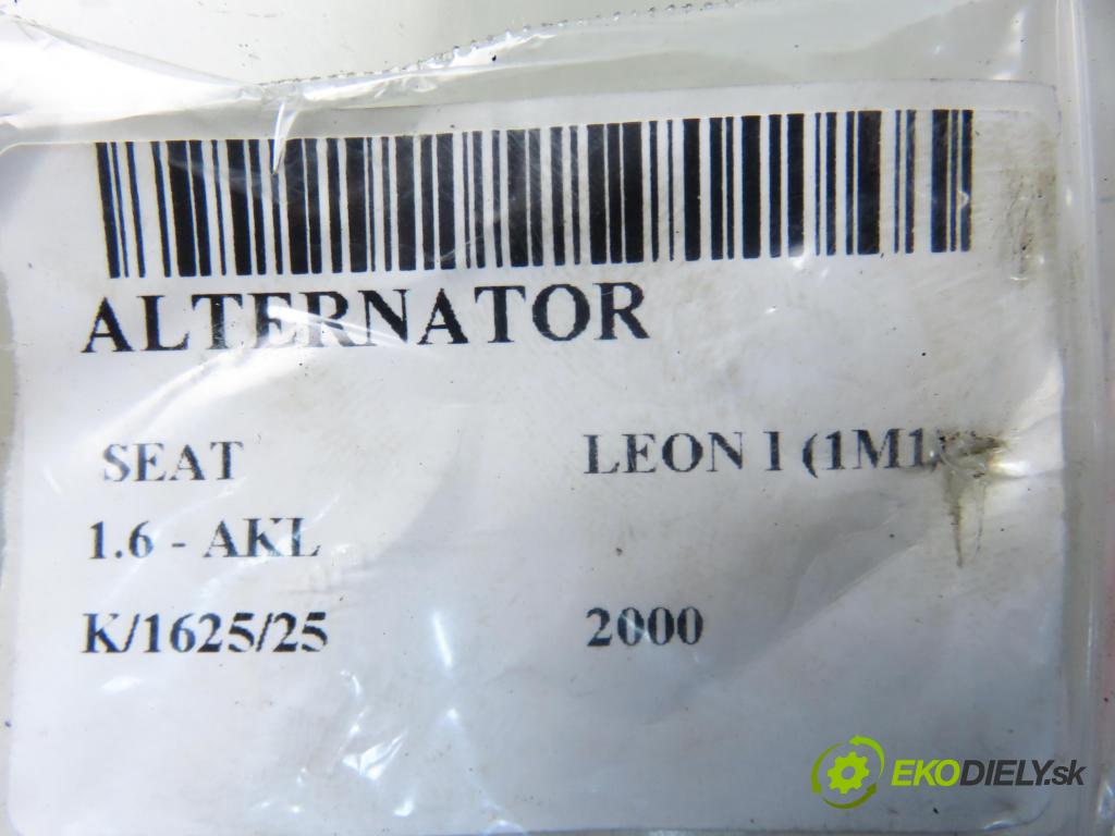 SEAT LEON (1M1) HB 2000 74,00 1.6 - AKL 1595,00 Alternátor 028903028D ; 0124325003 (Alternátor)