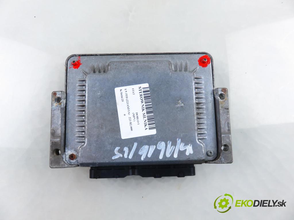 FIAT DOBLO nadwozie wielkoprzestrzenne (MPV) (119_, 223_) KOMBIVAN 2003 74,00 1.9 JTD (223AXE1A) - 223 B2.000 1910,00 Riadiaca jednotka Motor 0281010344 ; 73501235