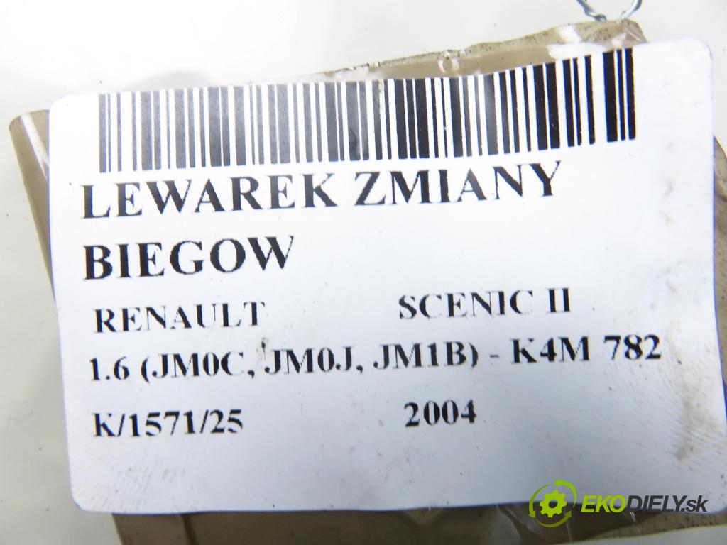 RENAULT SCENIC II (JM0/1_) MINIVAN 2004 83,00 1.6 (JM0C, JM0J, JM1B) - K4M 782 1598,00 ZVEDÁK: 8200327403