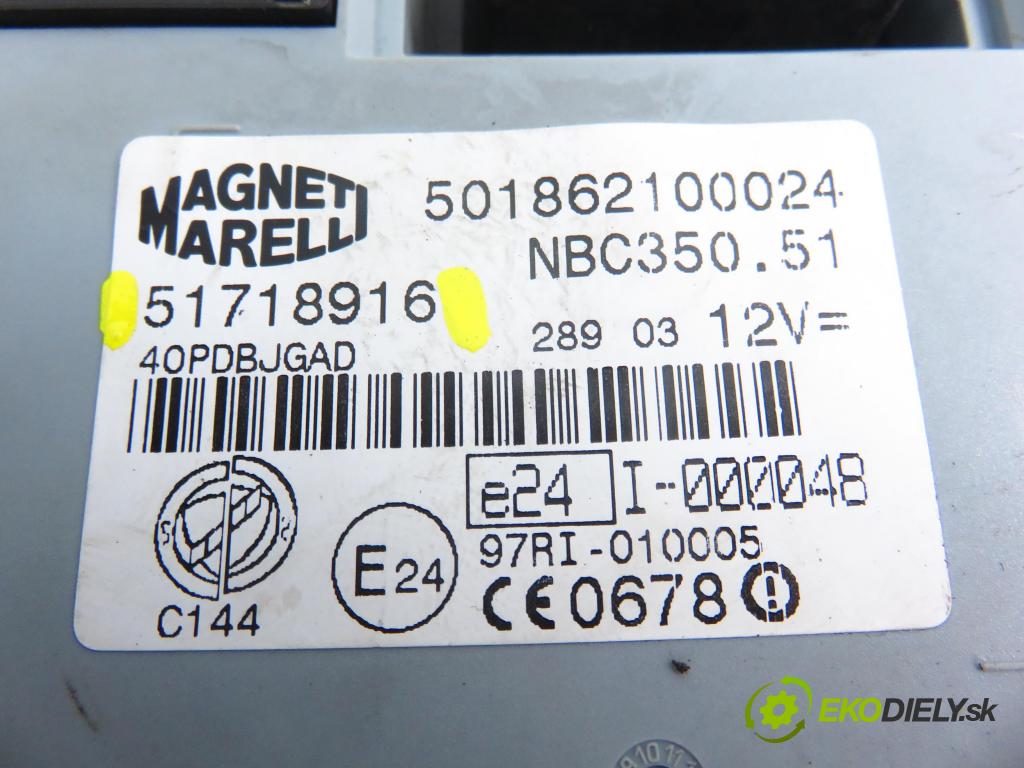 FIAT IDEA (350_) HB 2004 70,00 1.4 16V 95 - 843 A1.000 1368,00 MODUL BSI 51718916