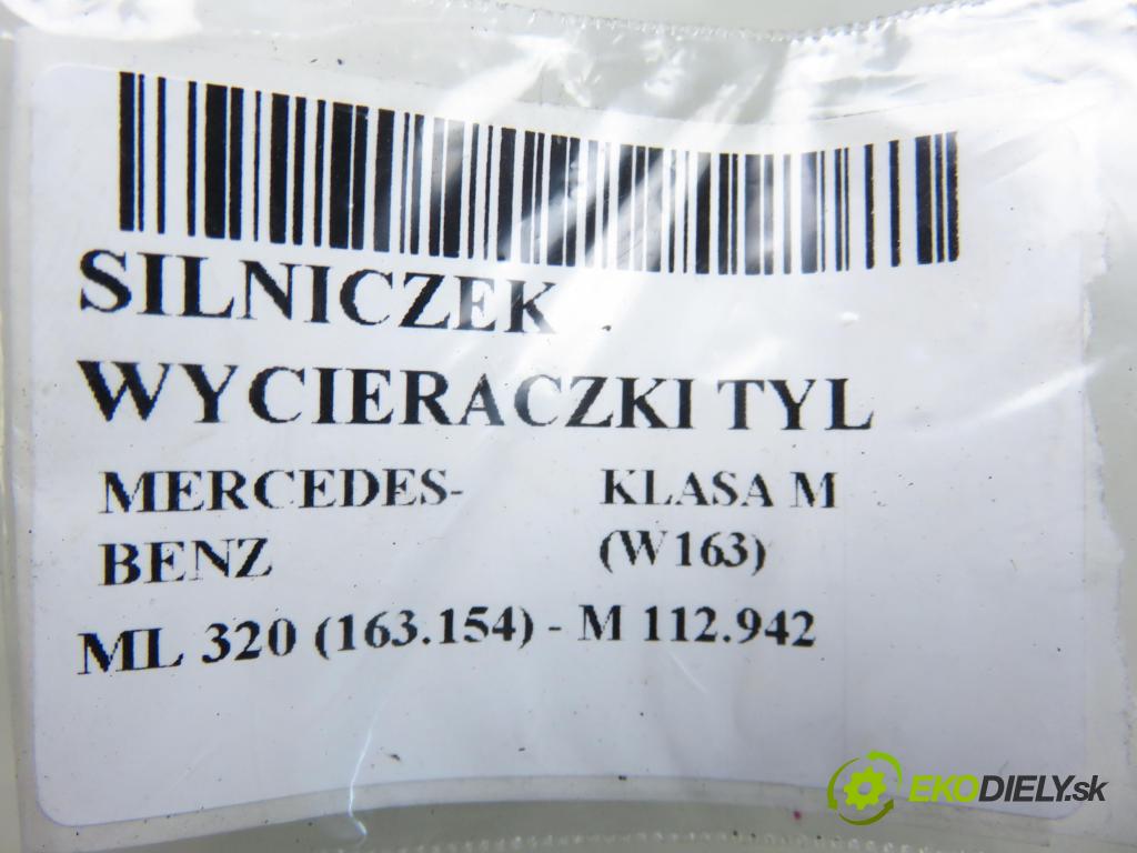 MERCEDES-BENZ KLASA M (W163) SUV 2000 160,00 ML 320 (163.154) - M 112.942 3199,00 Motorček stierače zadné 1638202642 ; 1638200156