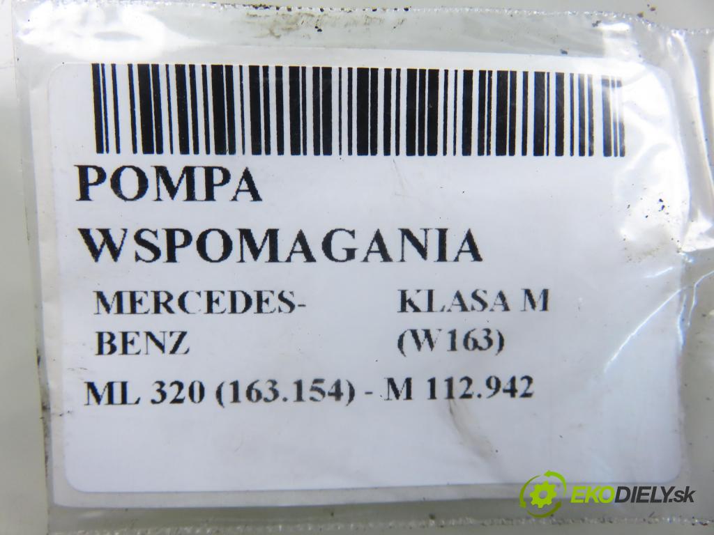MERCEDES-BENZ KLASA M (W163) SUV 2000 160,00 ML 320 (163.154) - M 112.942 3199,00 Pumpa servočerpadlo 0146310001 (Servočerpadlo)