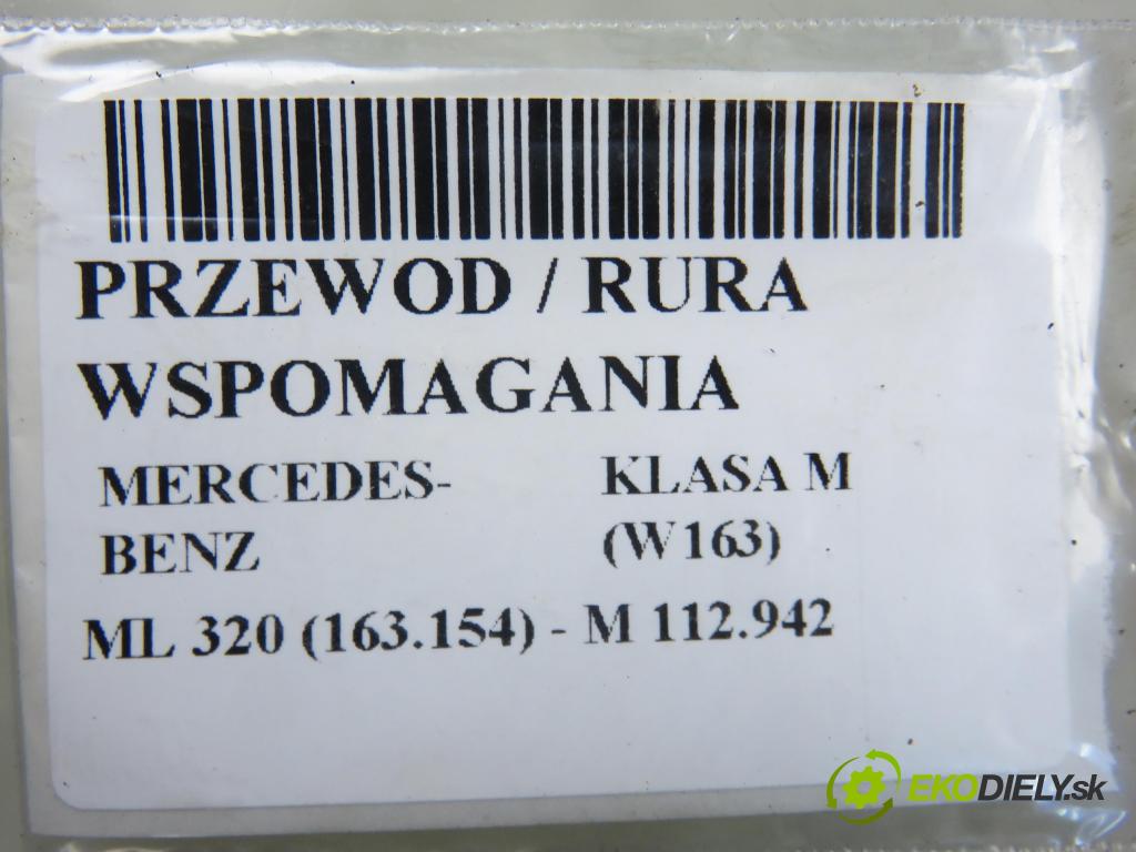 MERCEDES-BENZ KLASA M (W163) SUV 2000 160,00 ML 320 (163.154) - M 112.942 3199,00 rúrka / Rúra servočerpadlo 1634602224