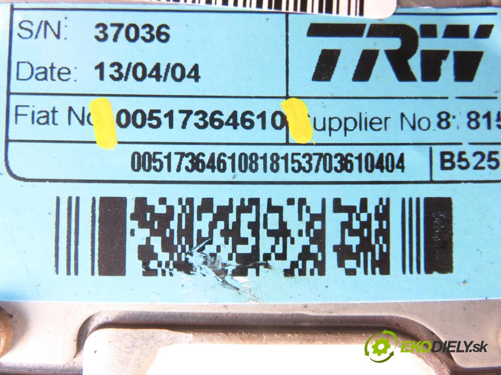 FIAT IDEA (350_) HB 2004 70,00 1.4 16V 95 - 843 A1.000 1368,00 serv/podporovanie elektrické 00517364610