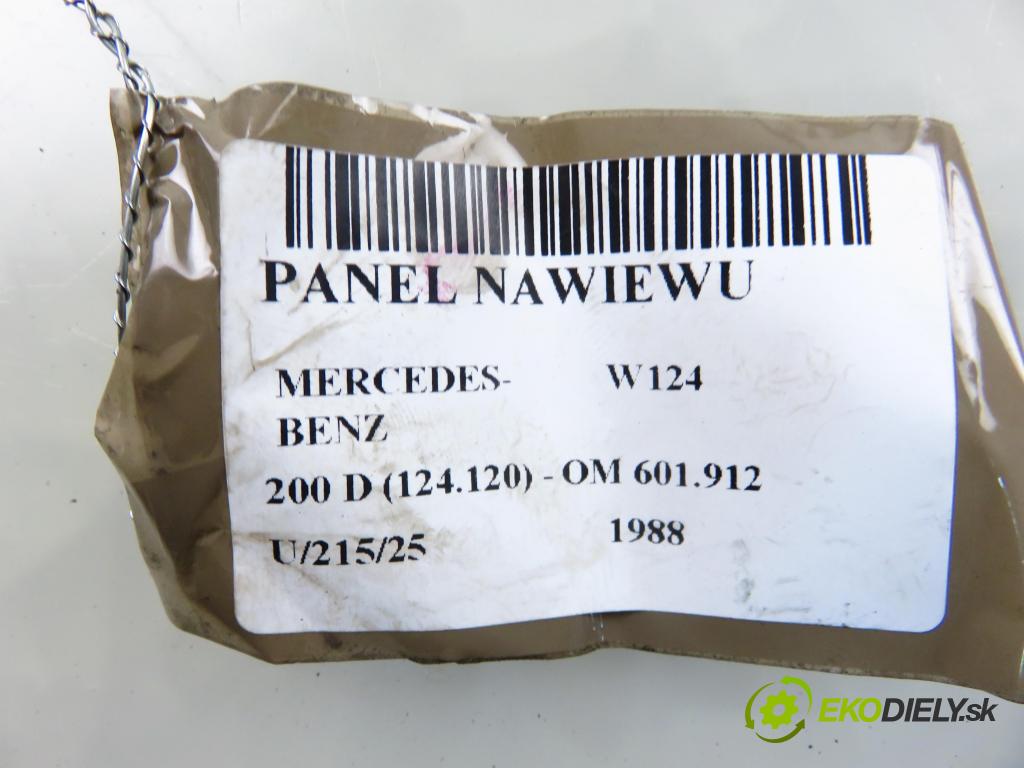 MERCEDES-BENZ Sedan (W124) SEDAN 1988 53,00 200 D (124.120) 72 - OM 601.912 1997,00 Panel kúrenia 1248330214