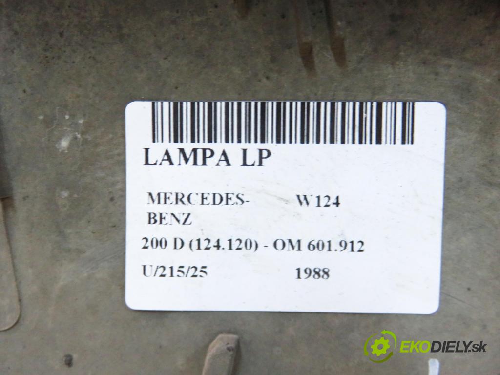 MERCEDES-BENZ Sedan (W124) SEDAN 1988 53,00 200 D (124.120) 72 - OM 601.912 1997,00 Svetlo LP 12957900