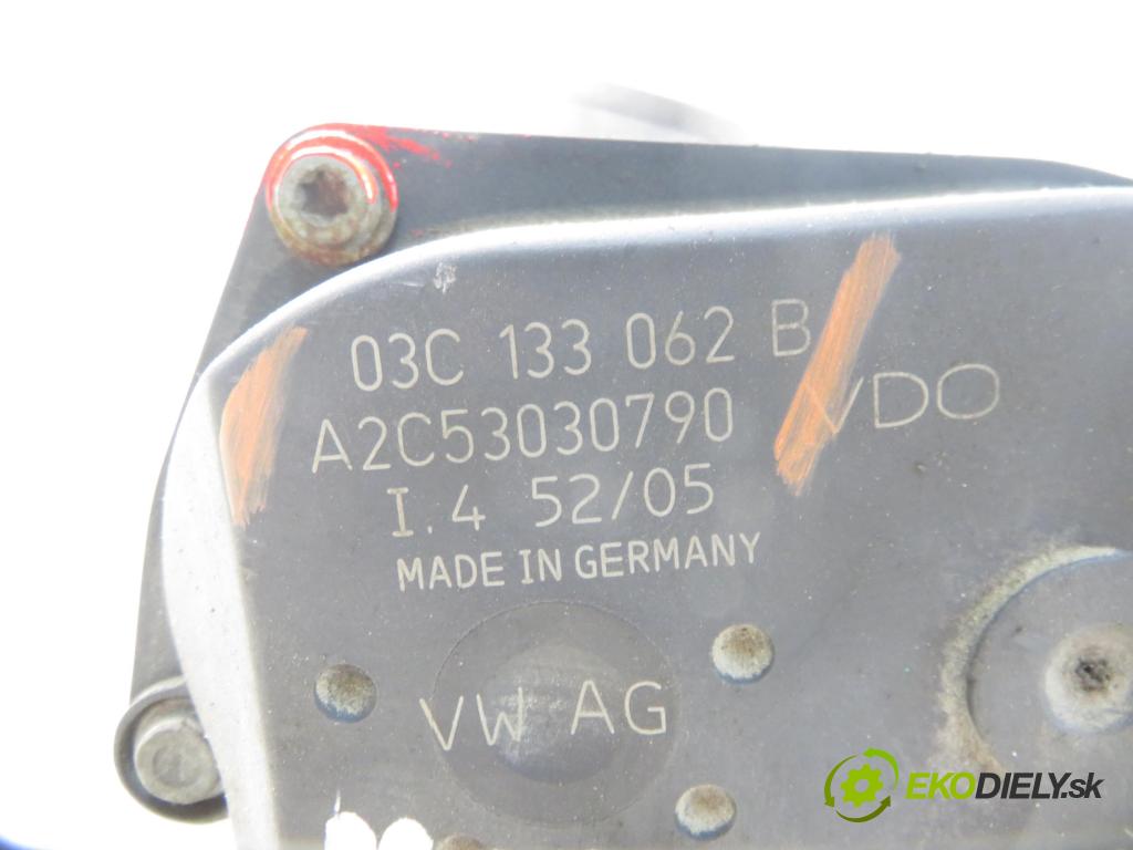 VW FOX (5Z1, 5Z3) HB 2006 55,00 1.4 - BKR 1390,00 Škrtiaca klapka 03C133062B ; A2C53030790 (Škrtiaca klapka)