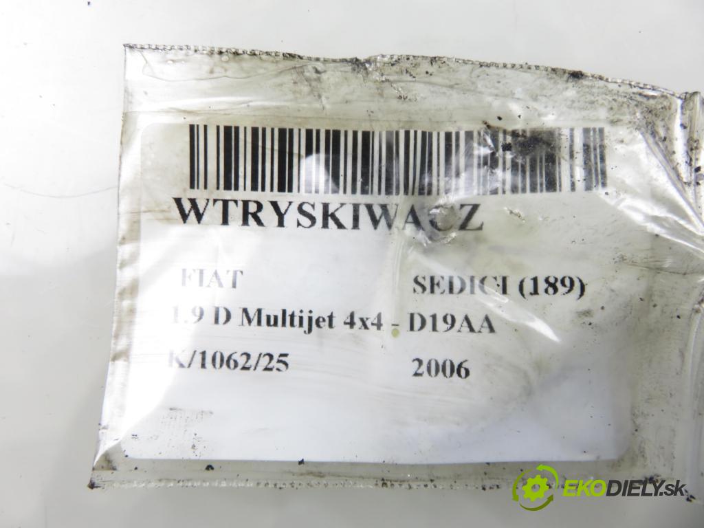 FIAT SEDICI (189_) CROSSOVER 2006 88,00 1.9 D Multijet 120 4x4 - D19AA 1910,00 vstrekovač 0445110276 (Vstrekovač paliva)
