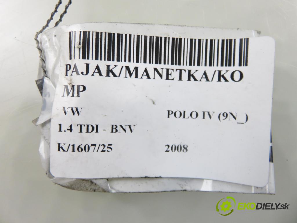 VW POLO (9N_) HB 2008 59,00 1.4 TDI - BNV 1422,00 páčka/prepínač 282727