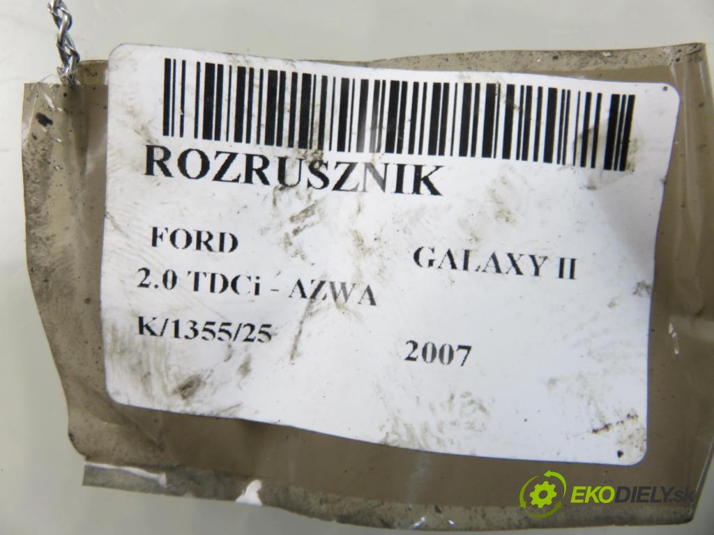 FORD GALAXY (WA6) MINIVAN 2007 96,00 2.0 TDCi - AZWA 1997,00 startér 6G9N11000FA (Startér)