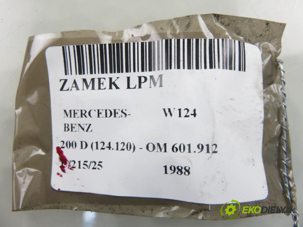 MERCEDES-BENZ Sedan (W124) SEDAN 1988 53,00 200 D (124.120) 72 - OM 601.912 1997,00 zámok