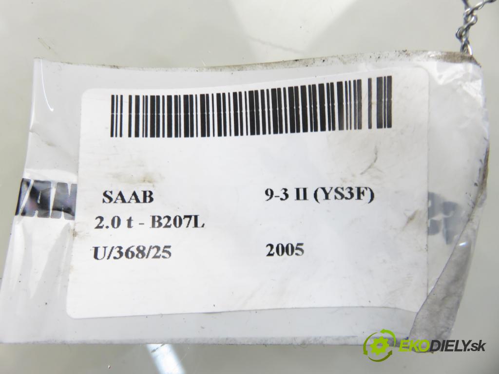 SAAB 9-3 (YS3F) SEDAN 2005 129,00 2.0 t - B207L 1998,00 Skrinka POJISTKY: 519126007