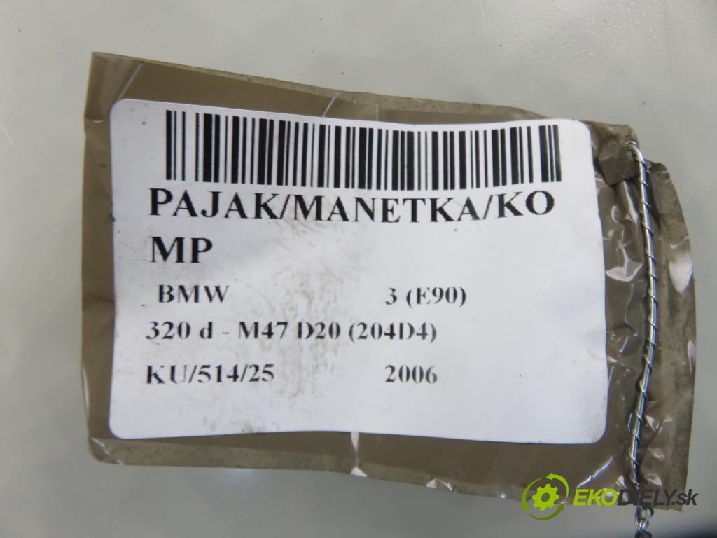 BMW 3 (E90) SEDAN 2006 120,00 2.0 320 d 163 1995,00 páčka/prepínač LZ912189301