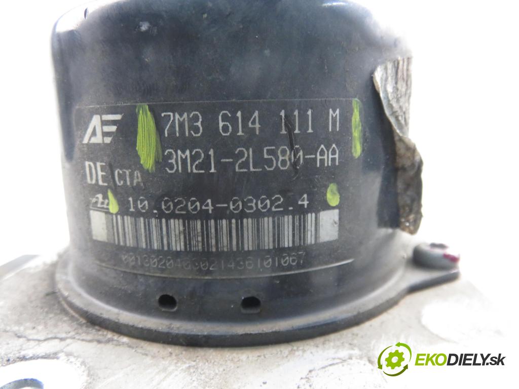 VW SHARAN (7M8, 7M9, 7M6) VAN 2006 85,00 1.9 TDI PD 115 - AUY 1896,00 Pumpa ABS 7M3907379E ; 10092503063 ; 7M3614111M (Pumpa ABS)