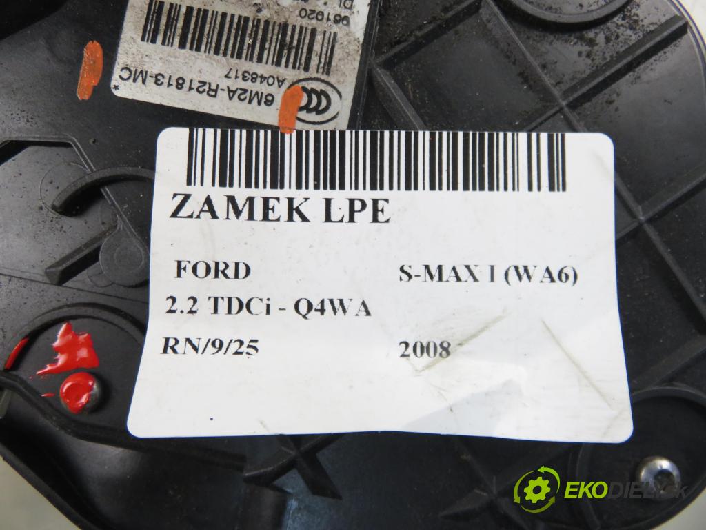 FORD S-MAX (WA6) MINIVAN 2008 129,00 2.2 TDCi - Q4WA 2179,00 zámok 6M2AR21813MC
