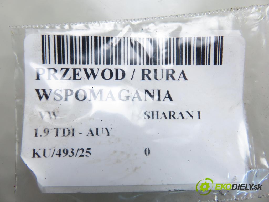 VW SHARAN (7M8, 7M9, 7M6) VAN 2006 85,00 1.9 TDI PD 115 - AUY 1896,00 rúrka / Rúra servočerpadlo
