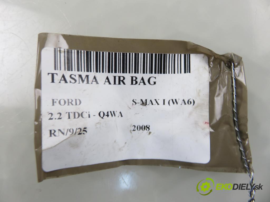 FORD S-MAX (WA6) MINIVAN 2008 129,00 2.2 TDCi - Q4WA 2179,00 PÁSKA: air BAG 6G9T14A664BE