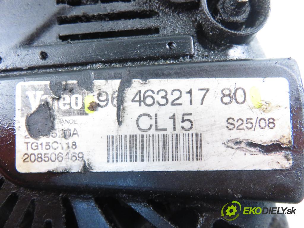 PEUGEOT PARTNER Skrzynia (5_, G_) KOMBIVAN 2008 55,00 1.6 HDi 75 - 9HW (DV6BTED4) 1560,00 Alternátor 9646321780 (Alternátor)