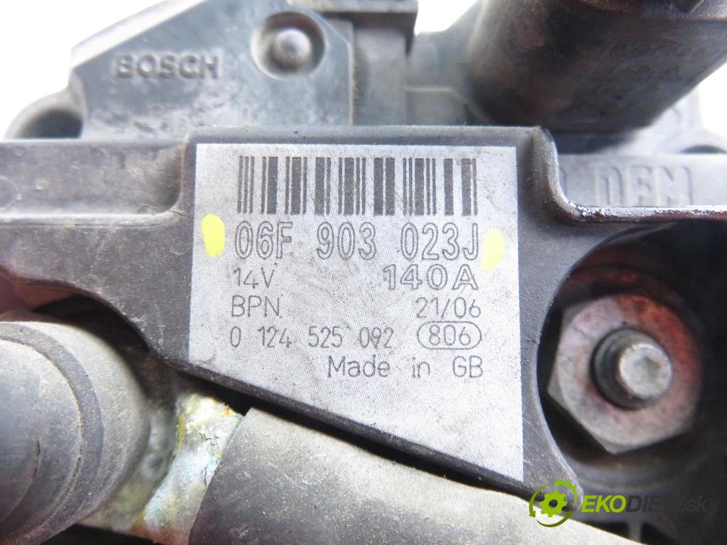 VW SHARAN (7M8, 7M9, 7M6) VAN 2006 85,00 1.9 TDI PD 115 - AUY 1896,00 Alternátor 06F903023J (Alternátor)