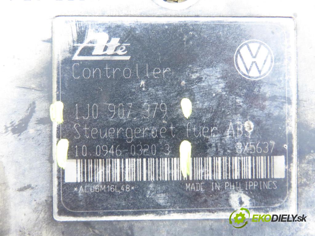 AUDI A3 (8L1) HB 1998 74,00 1.6 8V 101 - AEH 1595,00 Pumpa ABS 1J0614117A ; 1J0907379 ; 10094603203 (Pumpa ABS)
