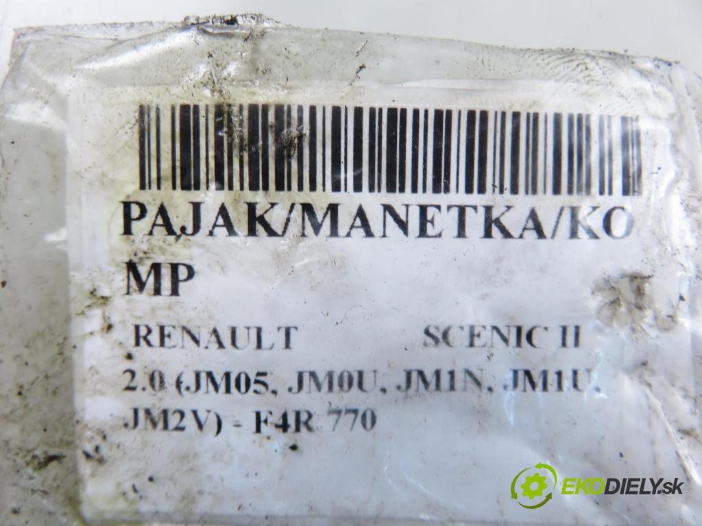 RENAULT SCENIC II (JM0/1_) MINIVAN 2004 99,00 2.0 135 - F4R 770 1998,00 páčka/prepínač 61880051