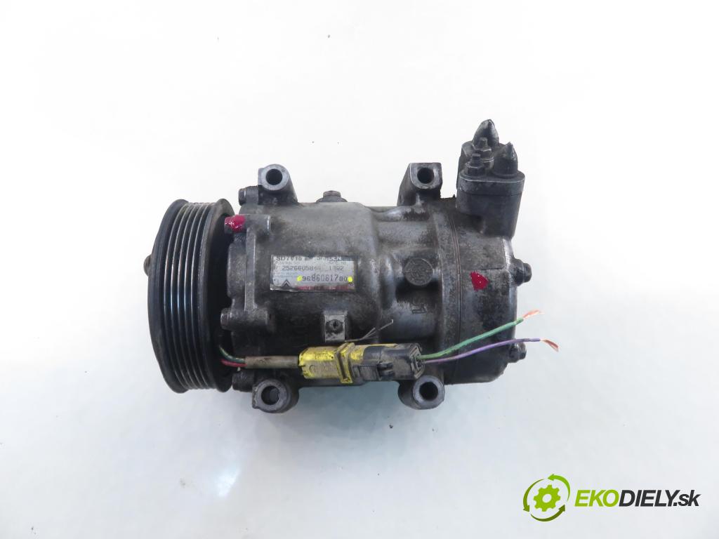 PEUGEOT PARTNER Skrzynia (5_, G_) KOMBIVAN 2008 55,00 1.6 HDi 75 - 9HW (DV6BTED4) 1560,00 KOMPRESOR: klimatizácie 9686061780 (Kompresor klimatizácie)