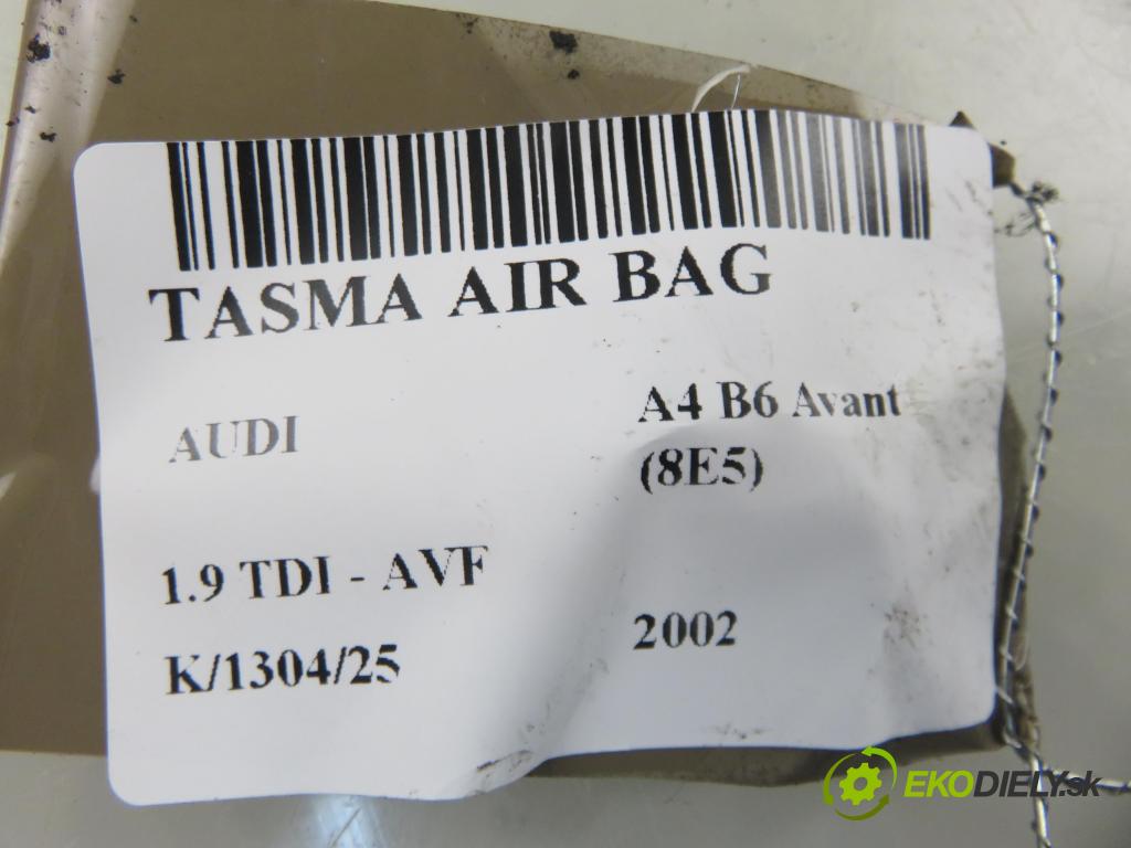 AUDI A4 Avant (8E5, B6) KOMBI 2002 96,00 1.9 TDI PD 130 - AVF 1896,00 PÁSKA: air BAG 8E0953541C