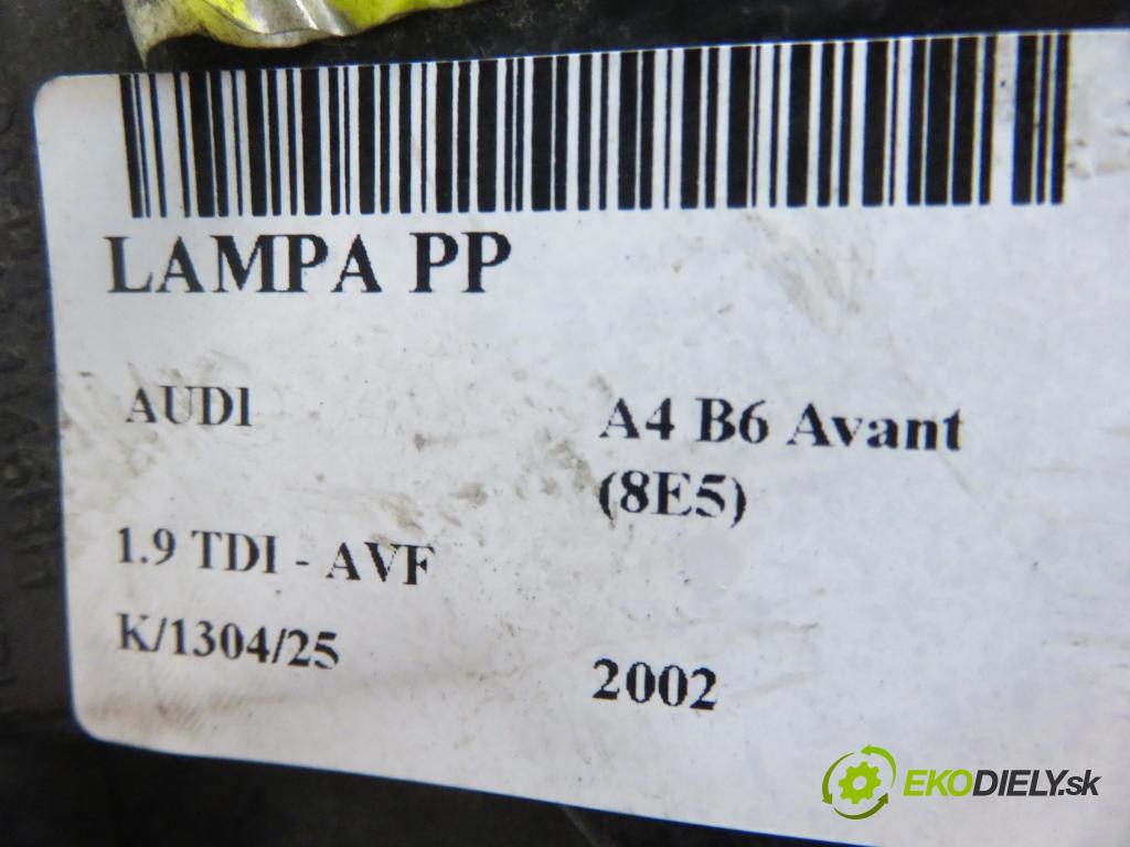 AUDI A4 Avant (8E5, B6) KOMBI 2002 96,00 1.9 TDI PD 130 - AVF 1896,00 Svetlo PP