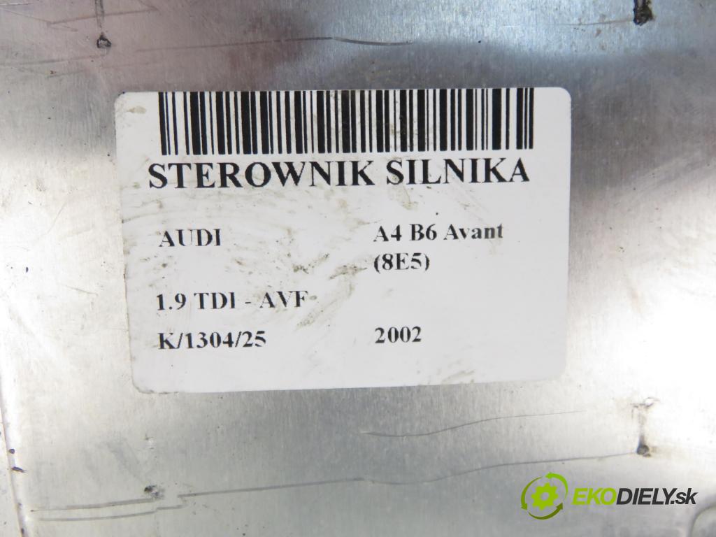 AUDI A4 Avant (8E5, B6) KOMBI 2002 96,00 1.9 TDI PD 130 - AVF 1896,00 Riadiaca jednotka Motor 038906019JT ; 0281011138
