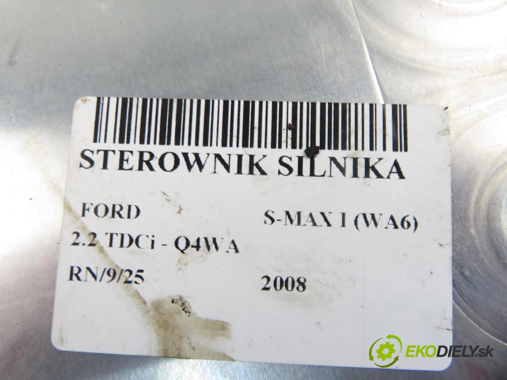 FORD S-MAX (WA6) MINIVAN 2008 129,00 2.2 TDCi - Q4WA 2179,00 Riadiaca jednotka Motor 8G9112A650DF ; 0281014831