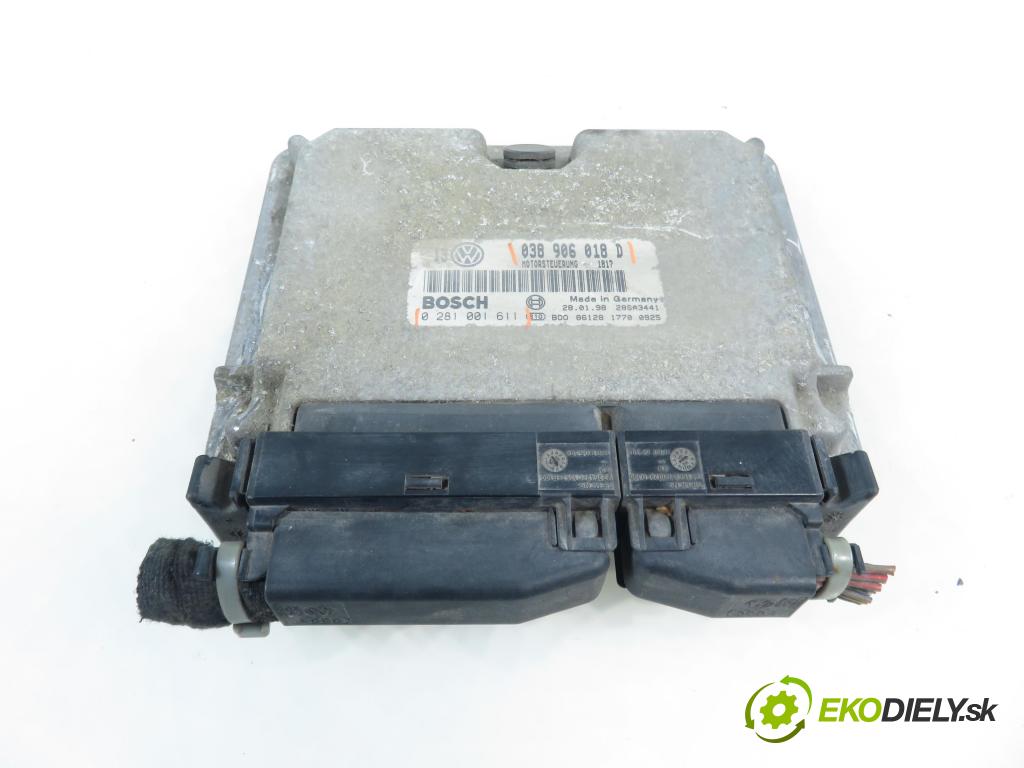 VW GOLF IV (1J1) HB 1998 66,00 1.9 TDI - AGR 1896,00 Riadiaca jednotka Motor 038906018D ; 0281001611