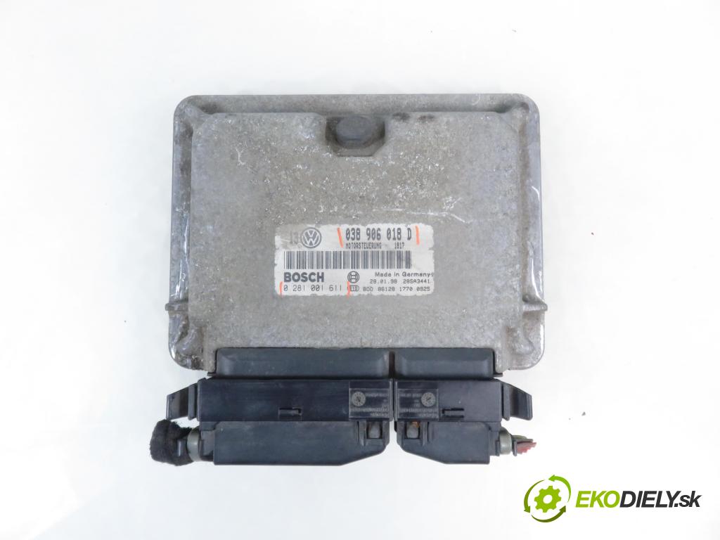 VW GOLF IV (1J1) HB 1998 66,00 1.9 TDI - AGR 1896,00 Riadiaca jednotka Motor 038906018D ; 0281001611