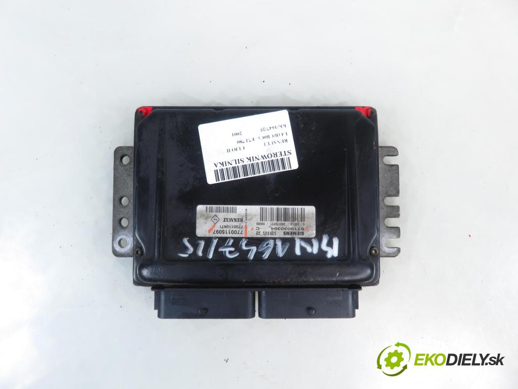 RENAULT CLIO II (BB_, CB_) HB 2001 55,00 1.4 (B/CB0C) - E7J 780 1390,00 Riadiaca jednotka Motor 7700115097 ; S110030304 ; 7700110471