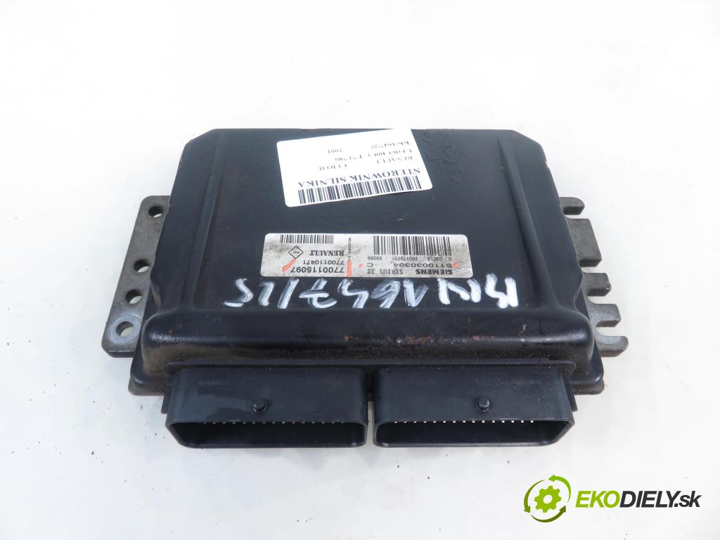 RENAULT CLIO II (BB_, CB_) HB 2001 55,00 1.4 (B/CB0C) - E7J 780 1390,00 Riadiaca jednotka Motor 7700115097 ; S110030304 ; 7700110471