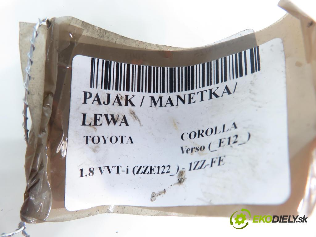 TOYOTA COROLLA Verso (_E12_) MINIVAN 2003 99,00 1.8 VVT-i 135 (ZZE122_) - 1ZZ-FE 1794,00 / páčka ľavá strana 13020173753