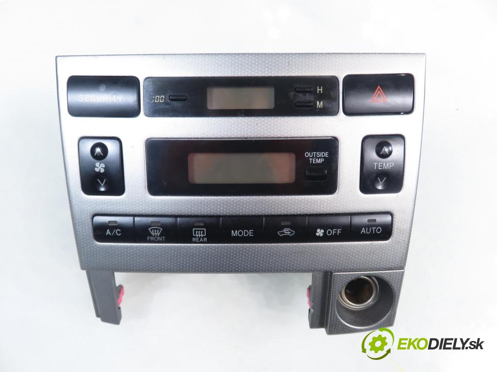 TOYOTA COROLLA Verso (_E12_) MINIVAN 2003 99,00 1.8 VVT-i 135 (ZZE122_) - 1ZZ-FE 1794,00 Panel kúrenia KLIMATRONIK 5593012391 ; 8865012A11