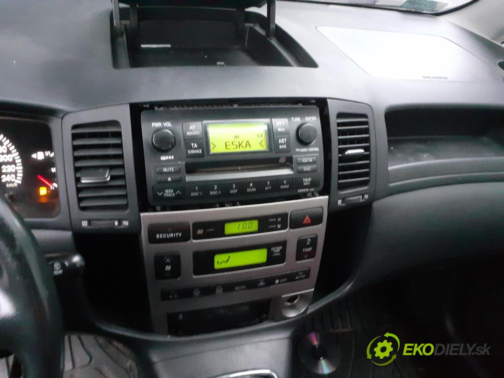 TOYOTA COROLLA Verso (_E12_) MINIVAN 2003 99,00 1.8 VVT-i 135 (ZZE122_) - 1ZZ-FE 1794,00 Panel kúrenia KLIMATRONIK 5593012391 ; 8865012A11