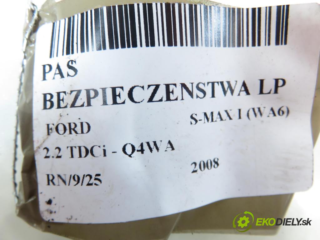 FORD S-MAX (WA6) MINIVAN 2008 129,00 2.2 TDCi - Q4WA 2179,00 Držiak bezpečnostný LP 6G9N61295BGW