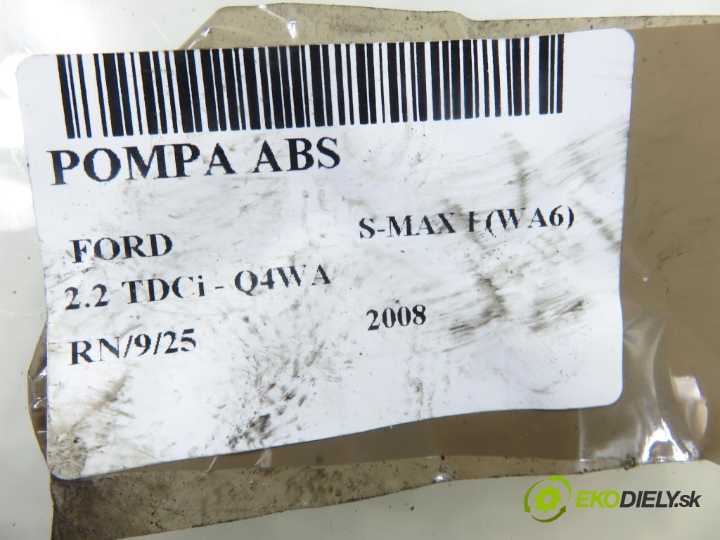 FORD S-MAX (WA6) MINIVAN 2008 129,00 2.2 TDCi - Q4WA 2179,00 Pumpa ABS 8G912C405FB (Pumpa ABS)