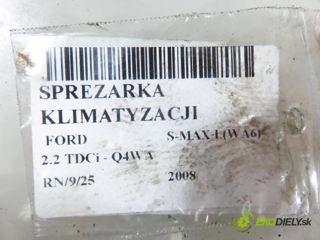 FORD S-MAX (WA6) MINIVAN 2008 129,00 2.2 TDCi - Q4WA 2179,00 KOMPRESOR: klimatizácie  (Kompresor klimatizácie)