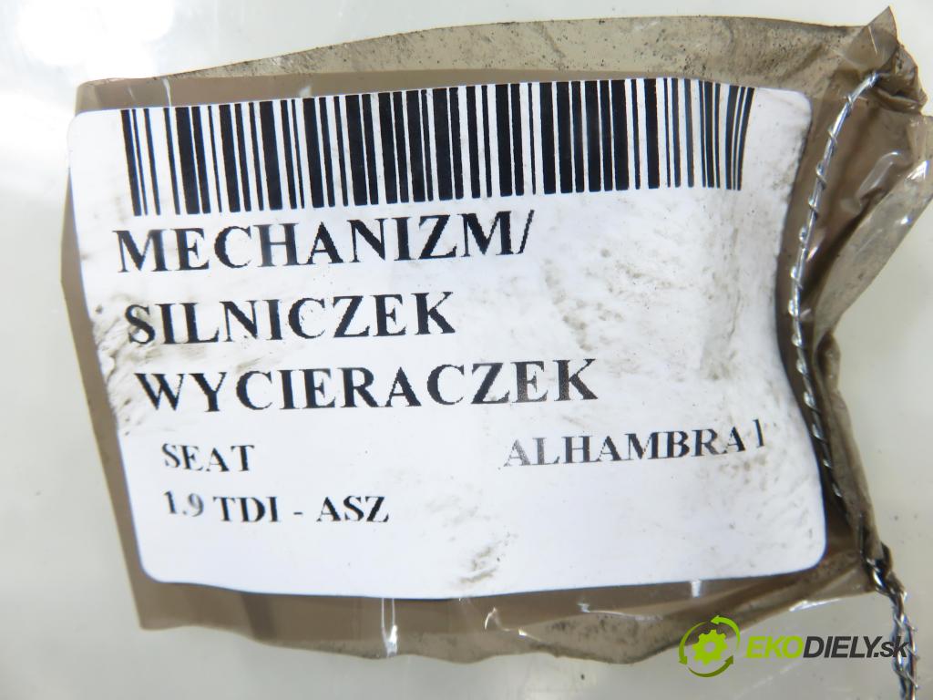 SEAT ALHAMBRA (7V8, 7V9) VAN 2005 96,00 1.9 TDI - ASZ 1896,00 Motorček stieračov 3397020775 ; 7M3955119A