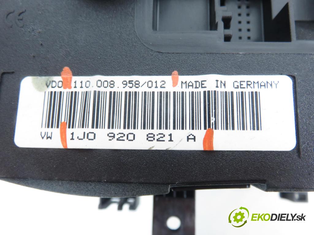 VW BORA (1J2) SEDAN 1999 85,00 2 - APK 1984,00 Prístrojovka elektrický 1J0920821A ; 110008958012