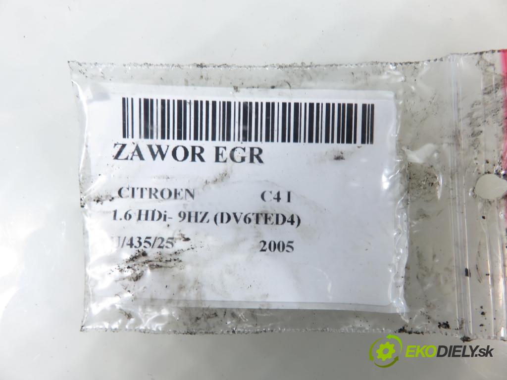 CITROEN C4 I (LC_) HB 2005 80,00 1.6 HDi 109 - 9HZ (DV6TED4) 1560,00 VENTIL EGR 9685640480 ; 216046799