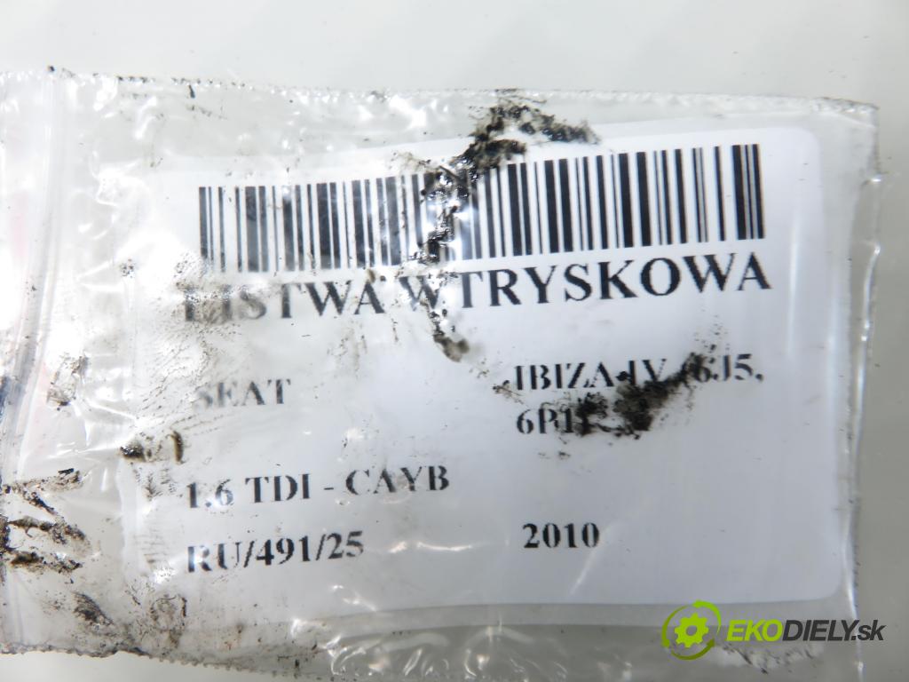 SEAT IBIZA IV (6J5, 6P1) HB 2010 66,00 1.6 TDI - CAYB 1598,00 Lišta vstrekovacia 03L130764A ; 03L130755E ; 03L906051 (Vstrekovacia lišta)